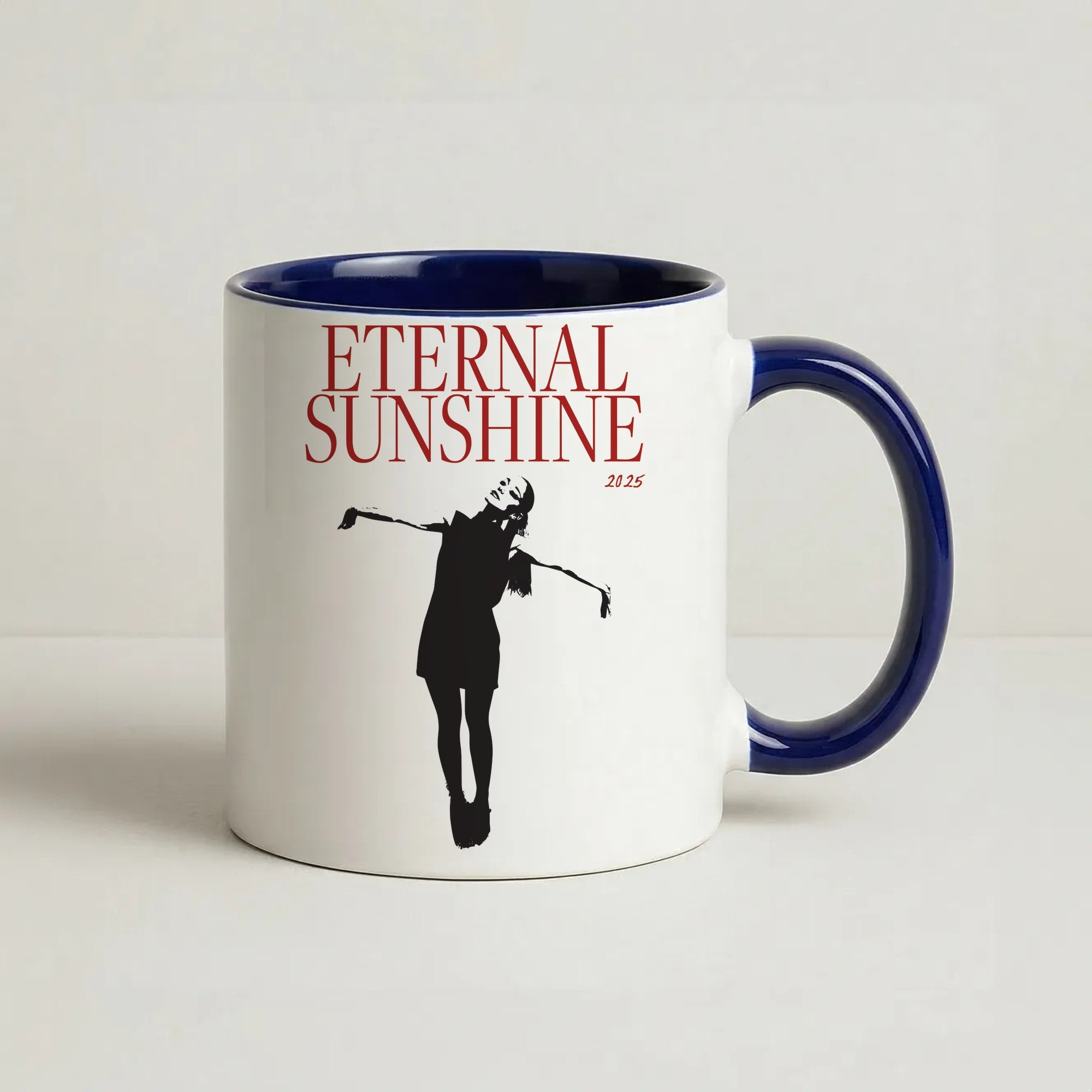 Red Sunshine 2025 Coffee Navy Blue Mug