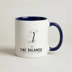The Balance Coffee Navy Blue Mug