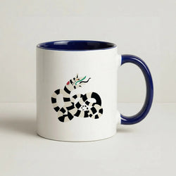 Sandworm - Beetle Halloween Coffee Navy Blue Mug