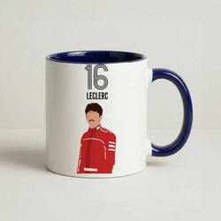 Leclerc 2026  Coffee Navy Blue Mug