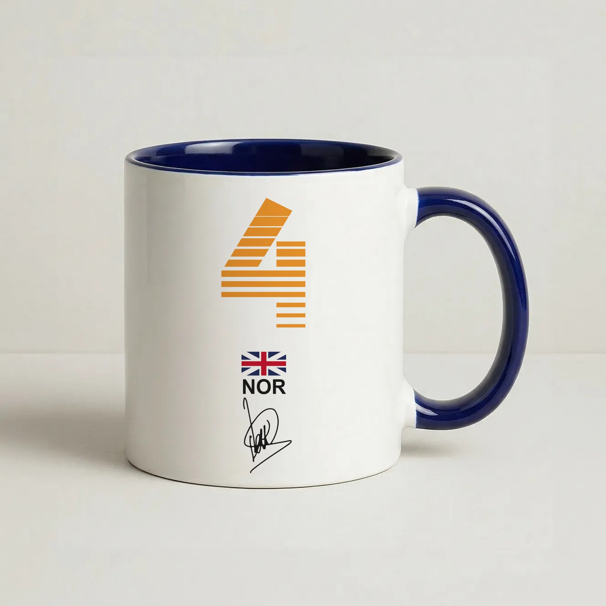 Norris - F1 Coffee Navy Blue Mug