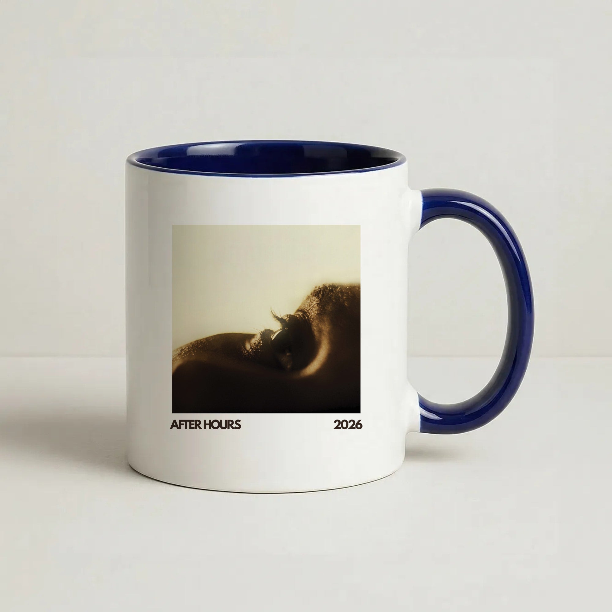 AH Album Coffee Navy Blue Mug