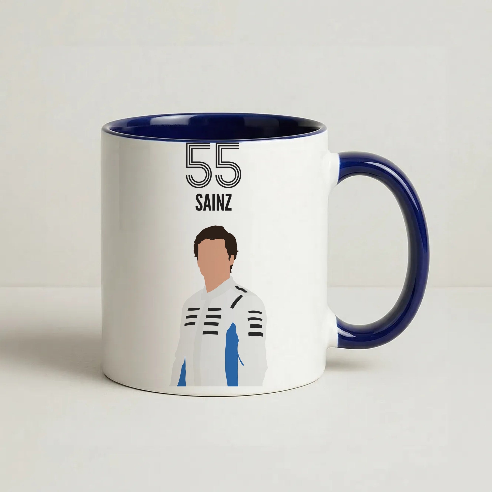 Sainz 2026 Coffee Navy Blue Mug