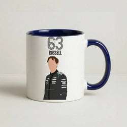 Russell 2026 Coffee Navy Blue Mug
