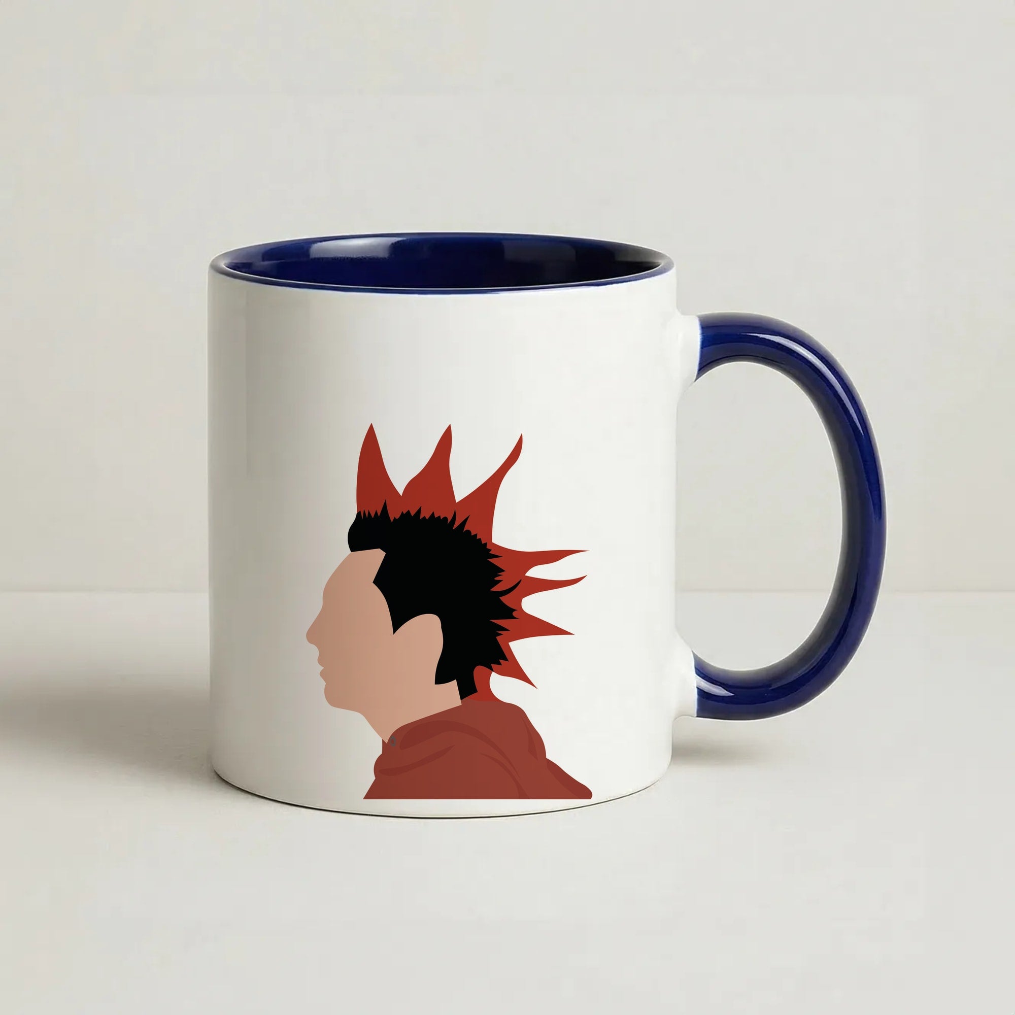 Hawk - C Kai Coffee Navy Blue Mug