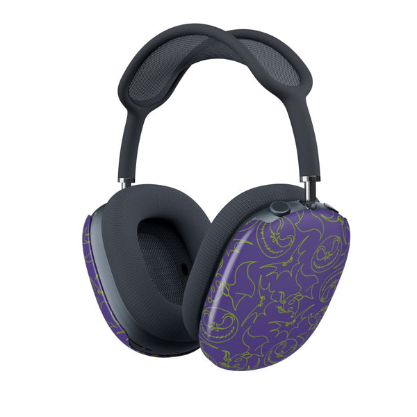 Purple And Green Pattern AirPods Max Case