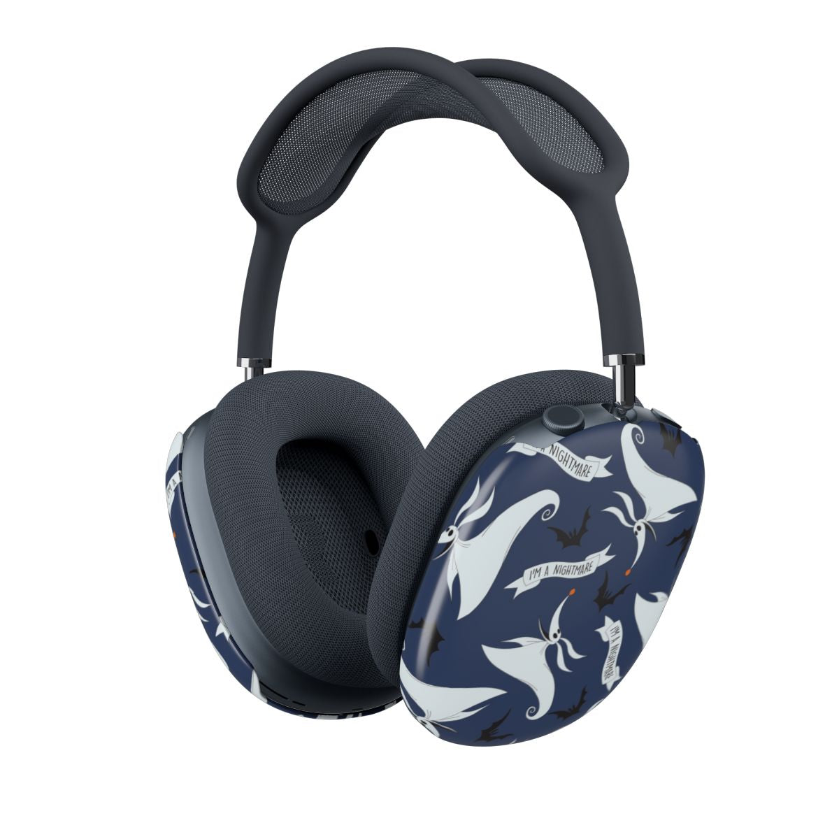 Skeleton Dog And Bats Pattern AirPods Max Case