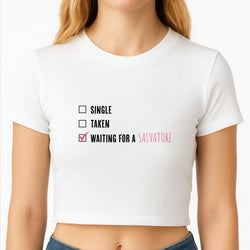 Waiting For A Salvatore - VD Crop Top