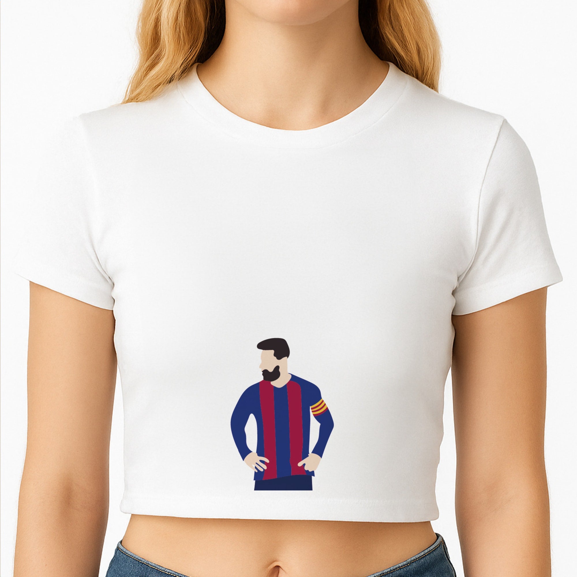 Messi Barca Crop Top