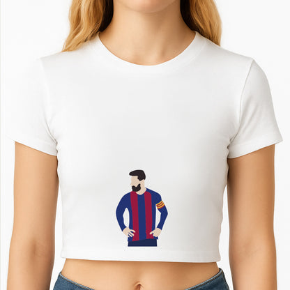 Messi Barca Crop Top