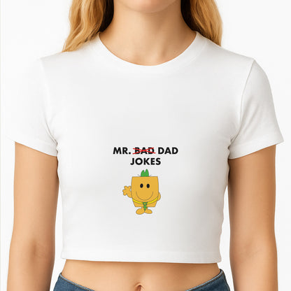Mr Dad Jokes - Personalised Father's Day Crop Top