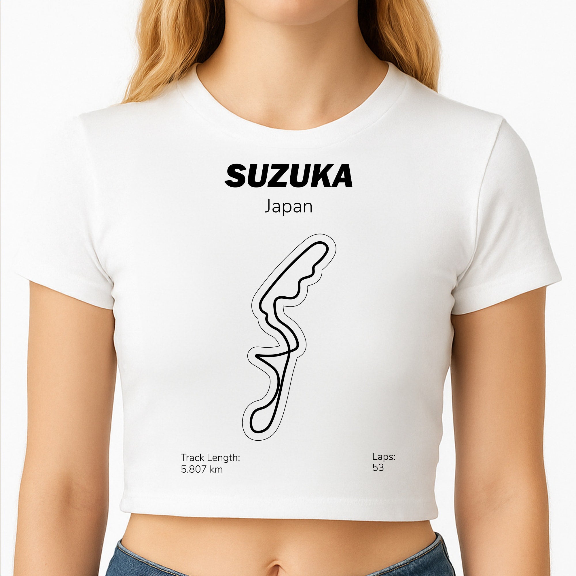 Suzuka Circuit Crop Top