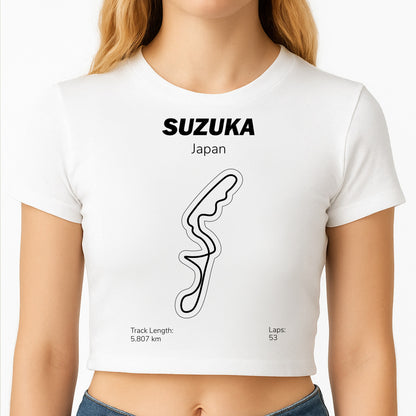 Suzuka Circuit Crop Top