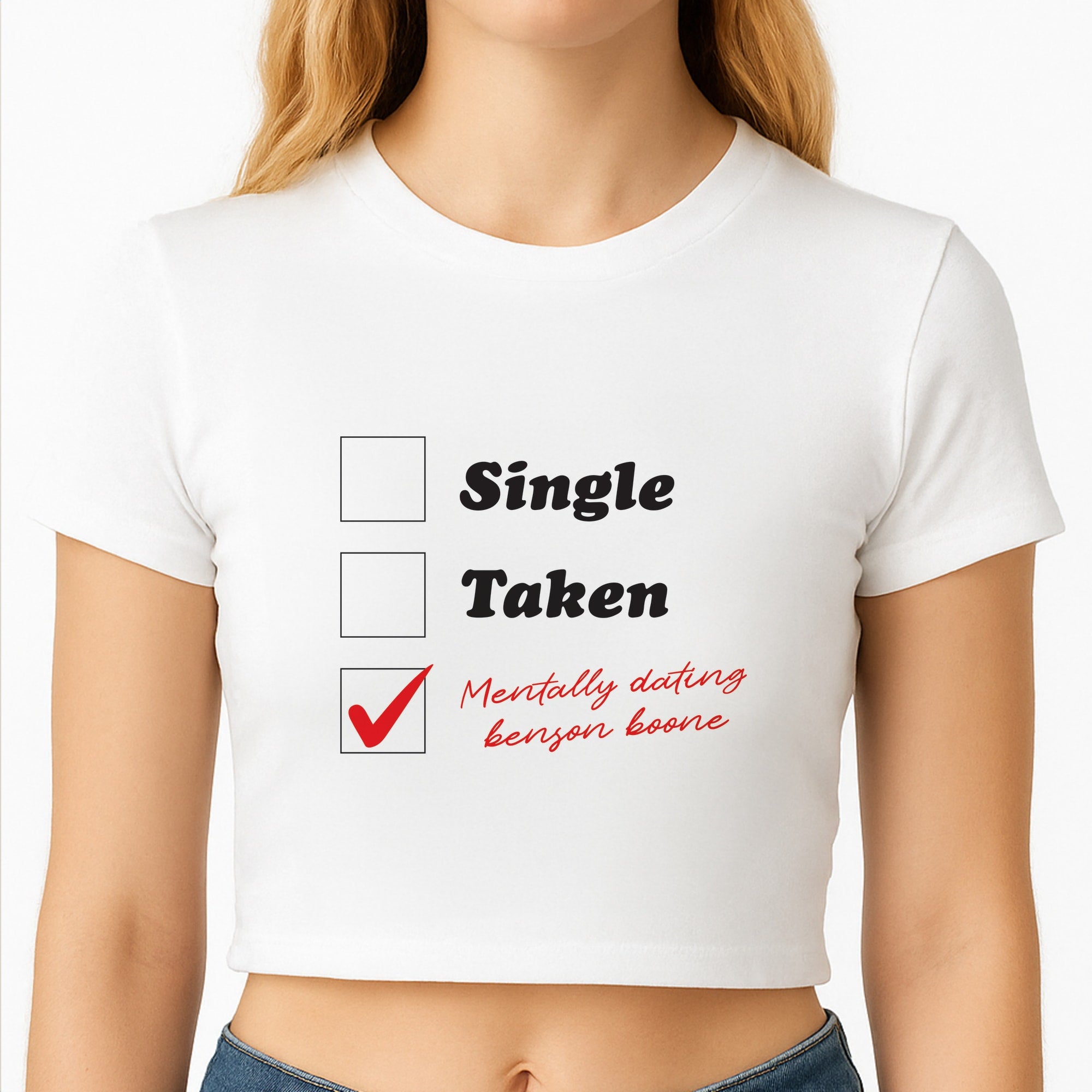 Mentally Dating Benson Crop Top