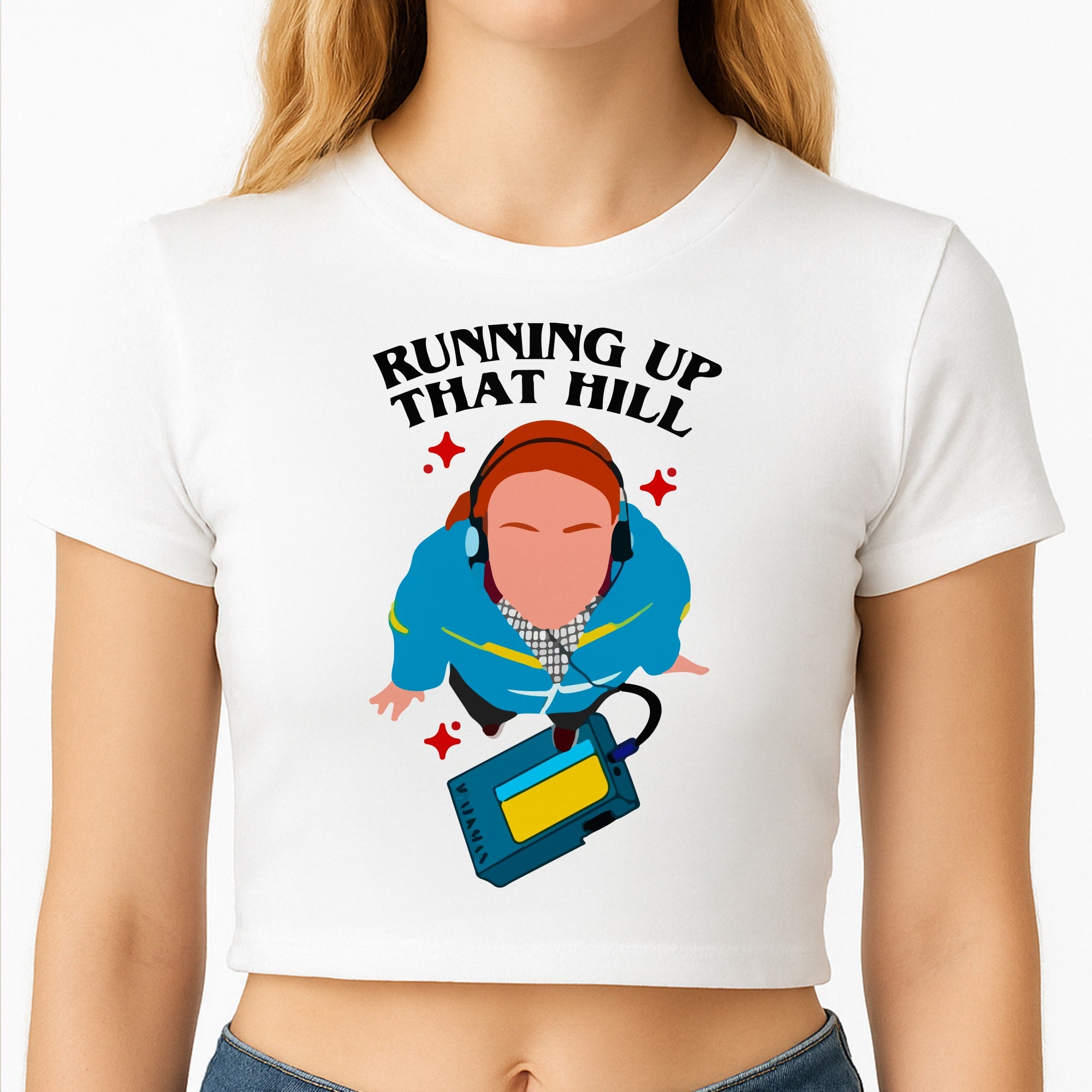 Running Up That Hill Crop Top