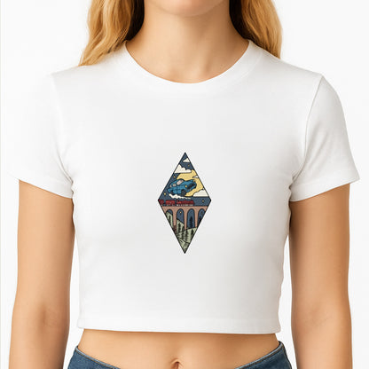Flying Car Crop Top