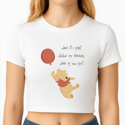 What If I Fail - Winnie Crop Top
