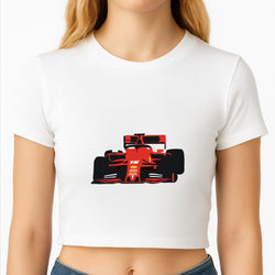 F1 Car  Crop Top