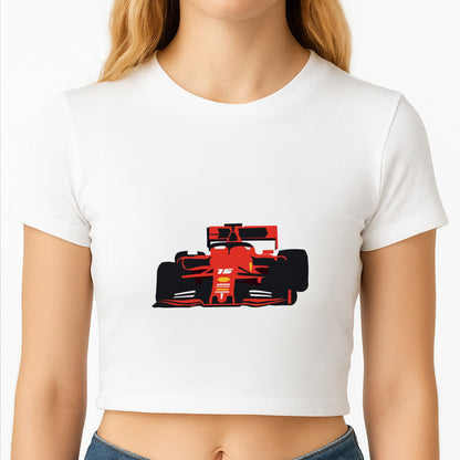 F1 Car  Crop Top