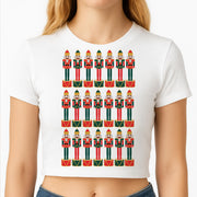 Nutcracker - Christmas Patterns Crop Top 2