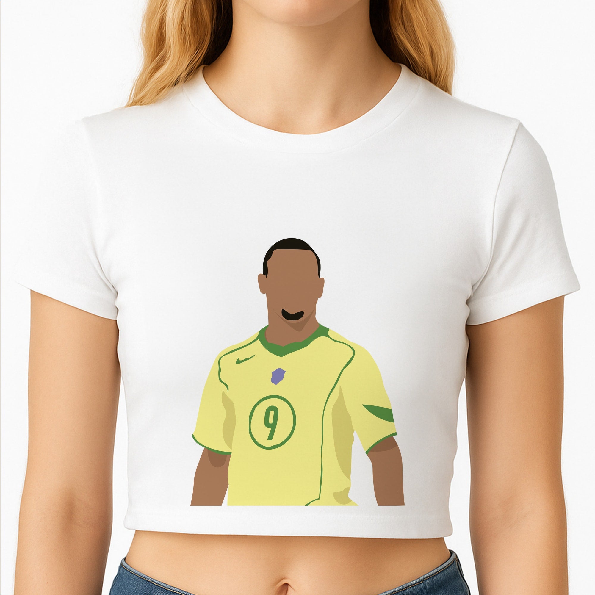 R9 Ronaldo - Football Crop Top