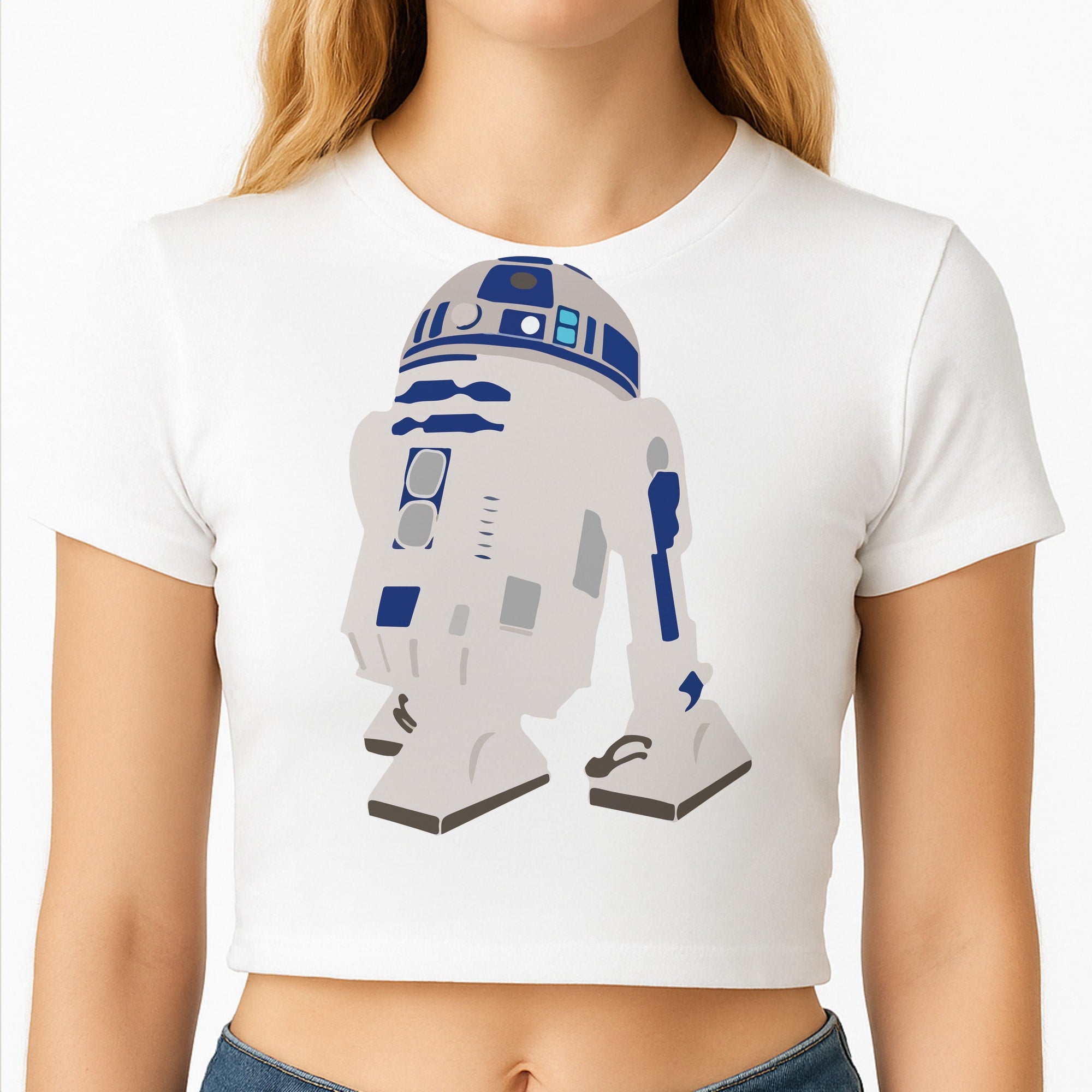 R2D2 Crop Top