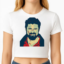 Billy Butcher Face Crop Top