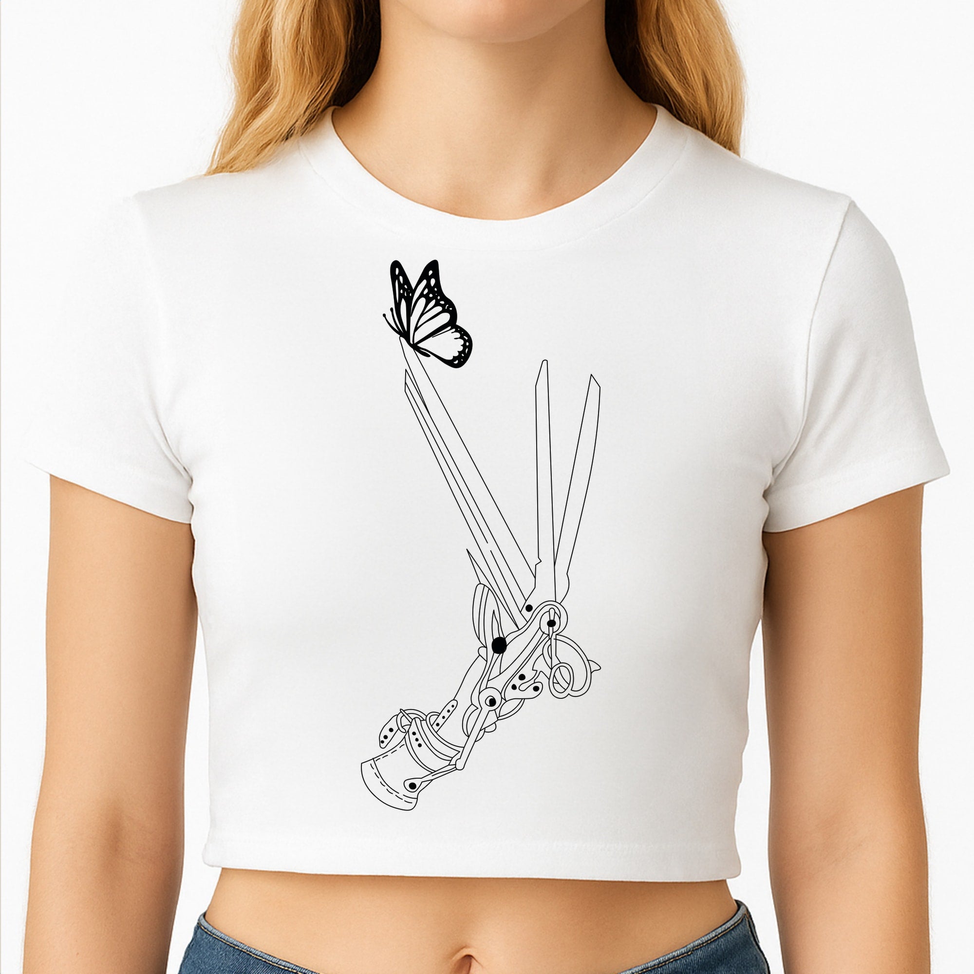 Scissorhands - Scissorhands Crop Top