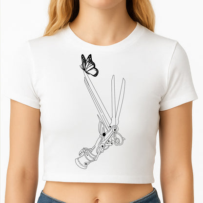 Scissorhands - Scissorhands Crop Top