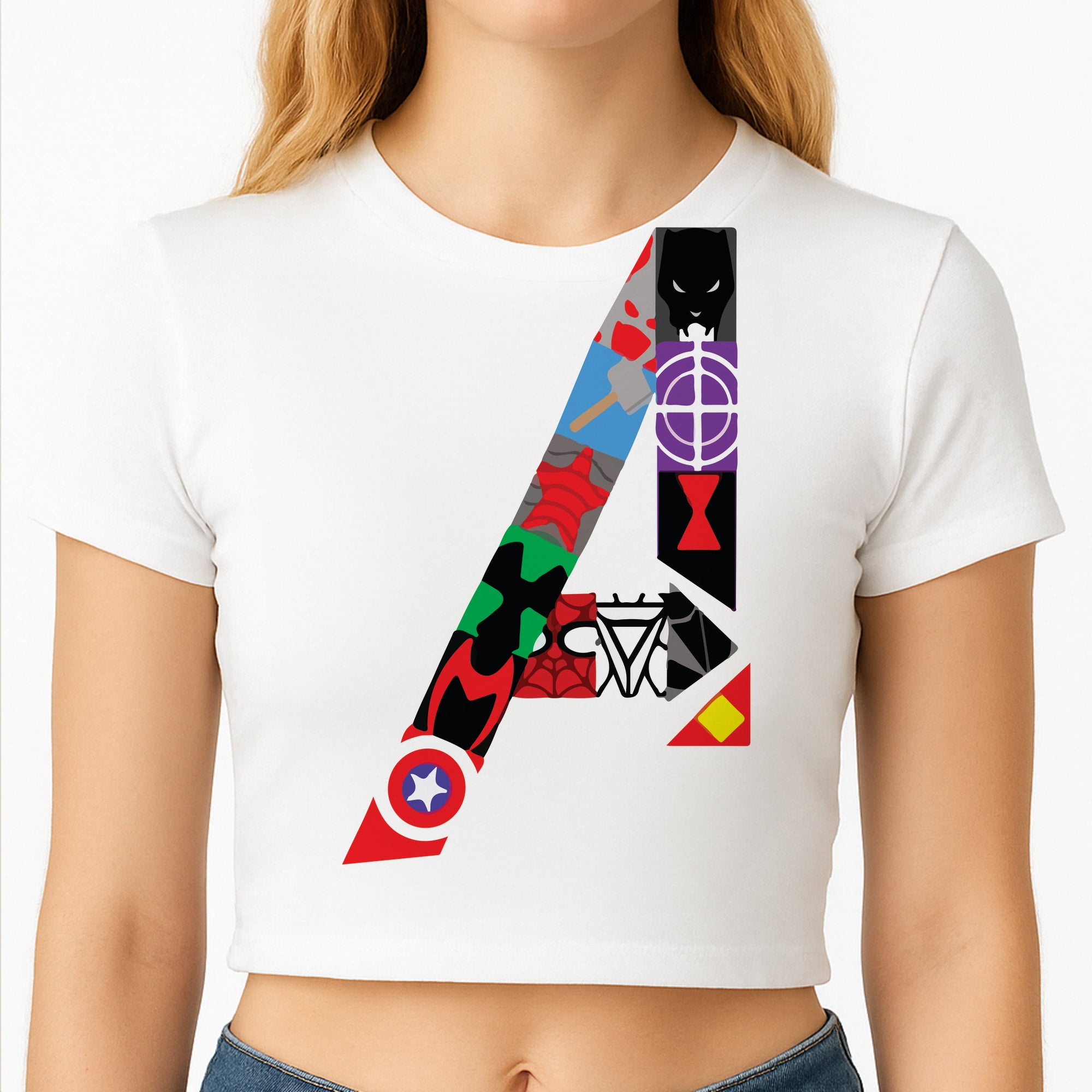Avengers Logo - Marvel Crop Top