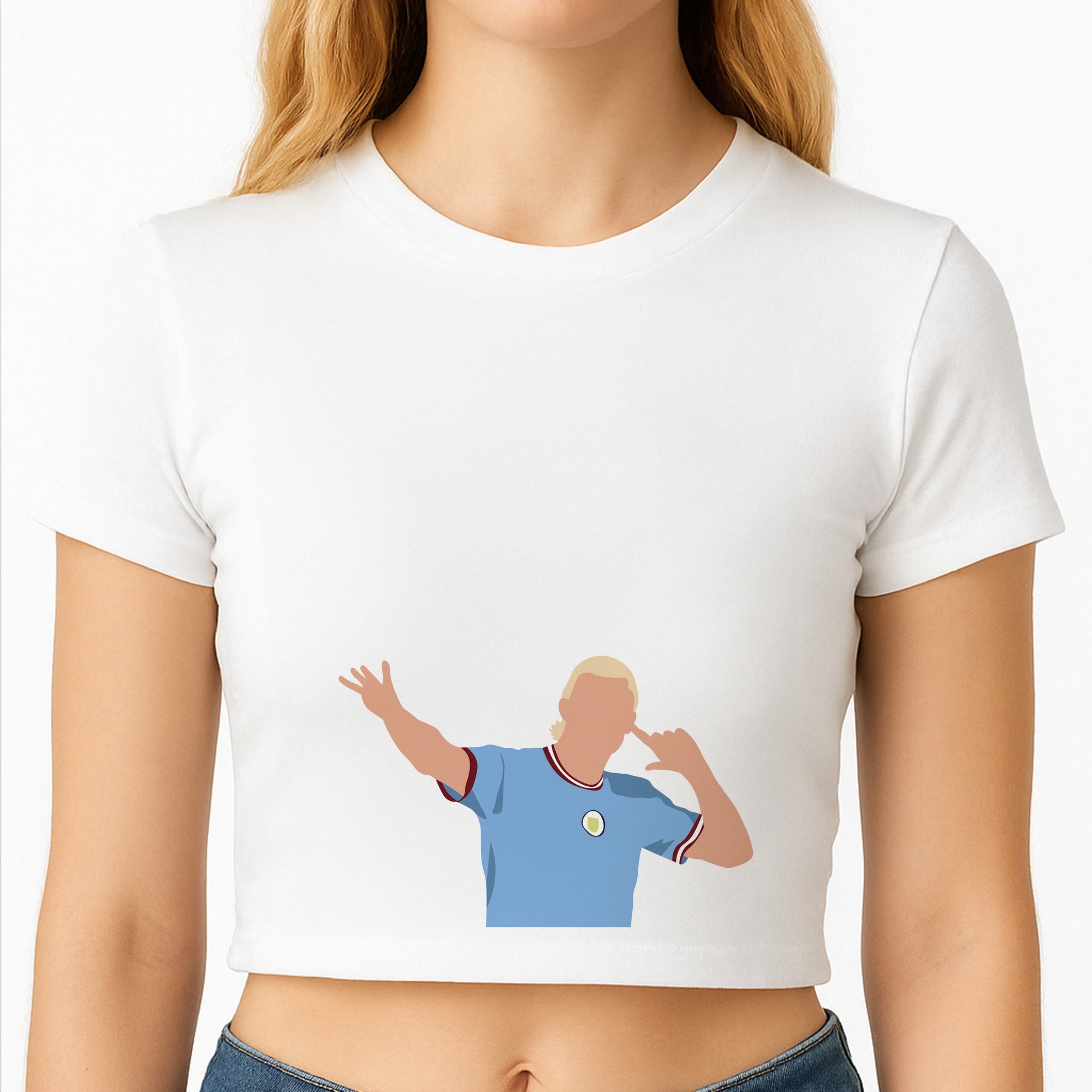 Haaland - Football Crop Top