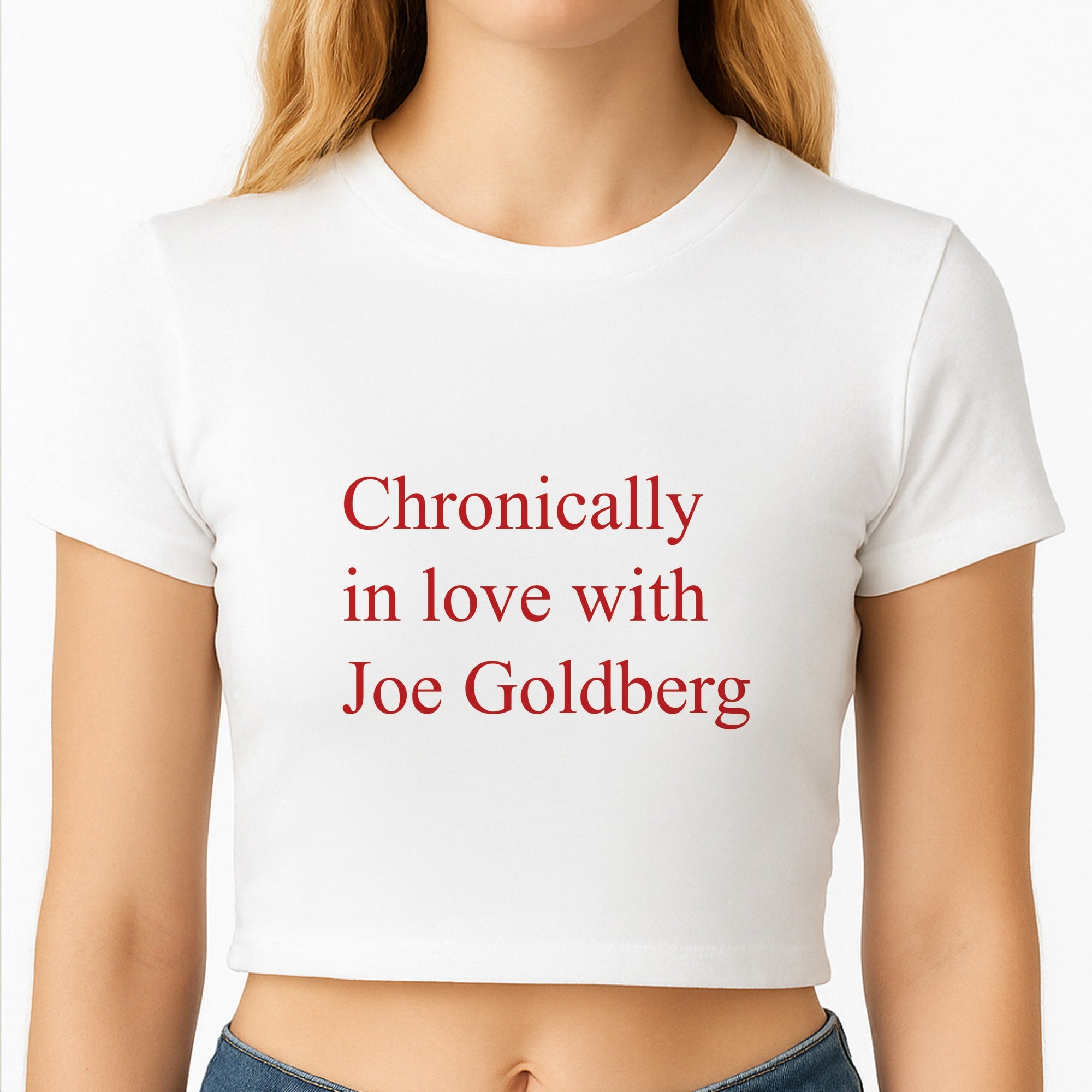 Chronically In Love With Joe Crop Top