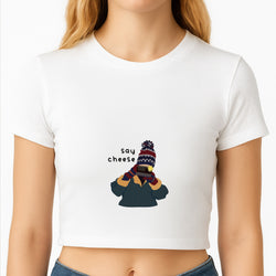 Say Cheese Crop Top