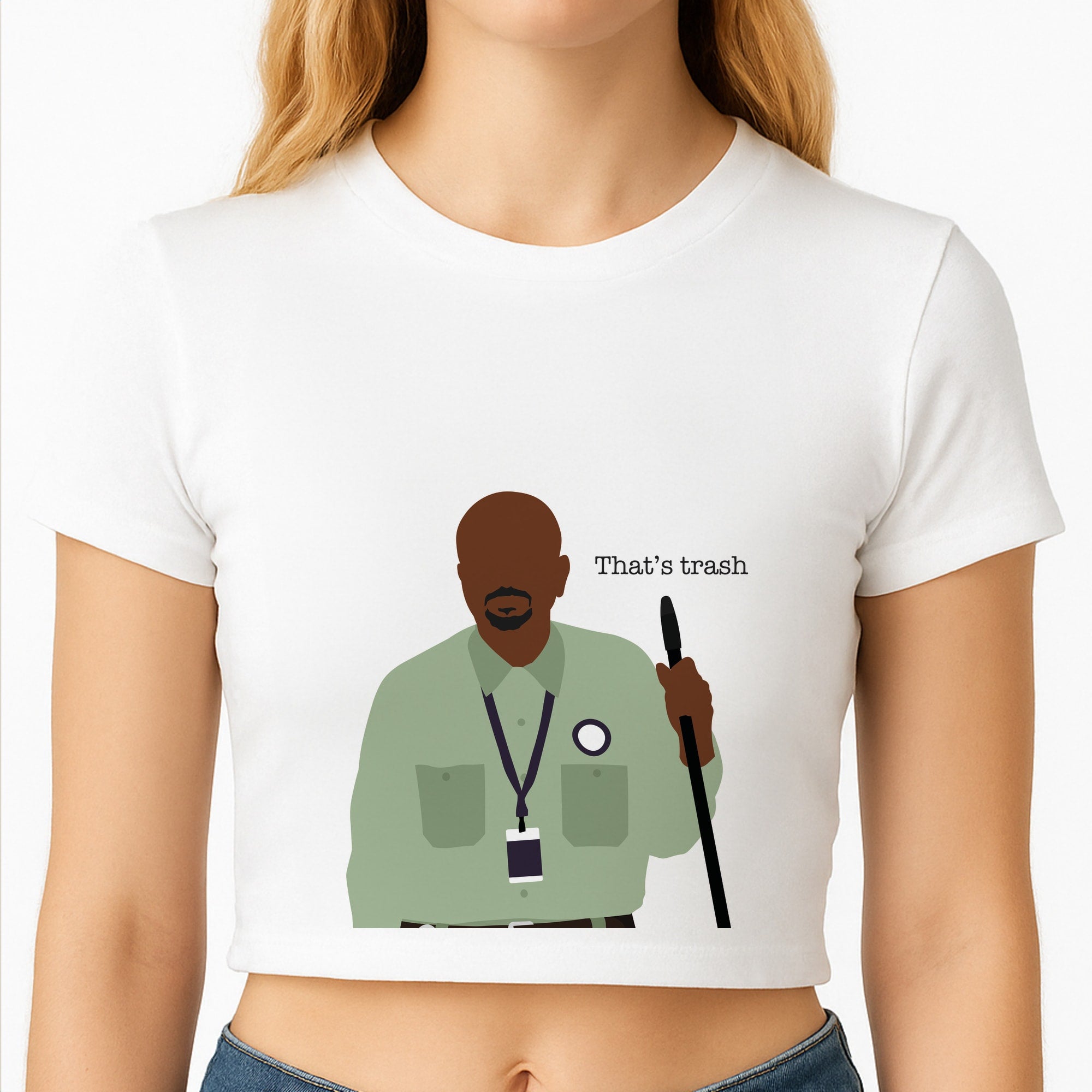 That's Trash Crop Top