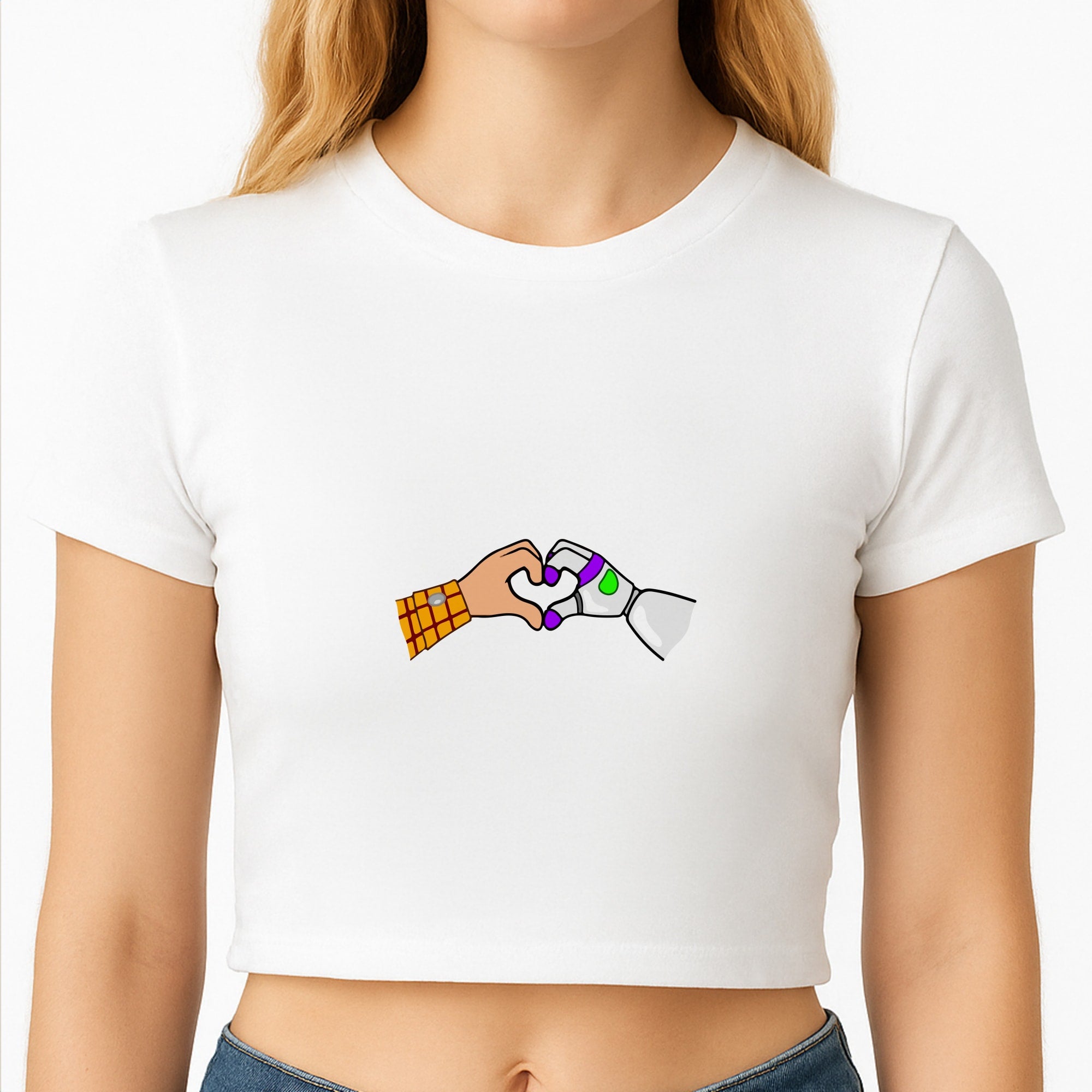 Woody And Buzz Love Crop Top