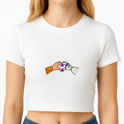 Woody And Buzz Love Crop Top