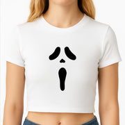 Scream Face Crop Top 2