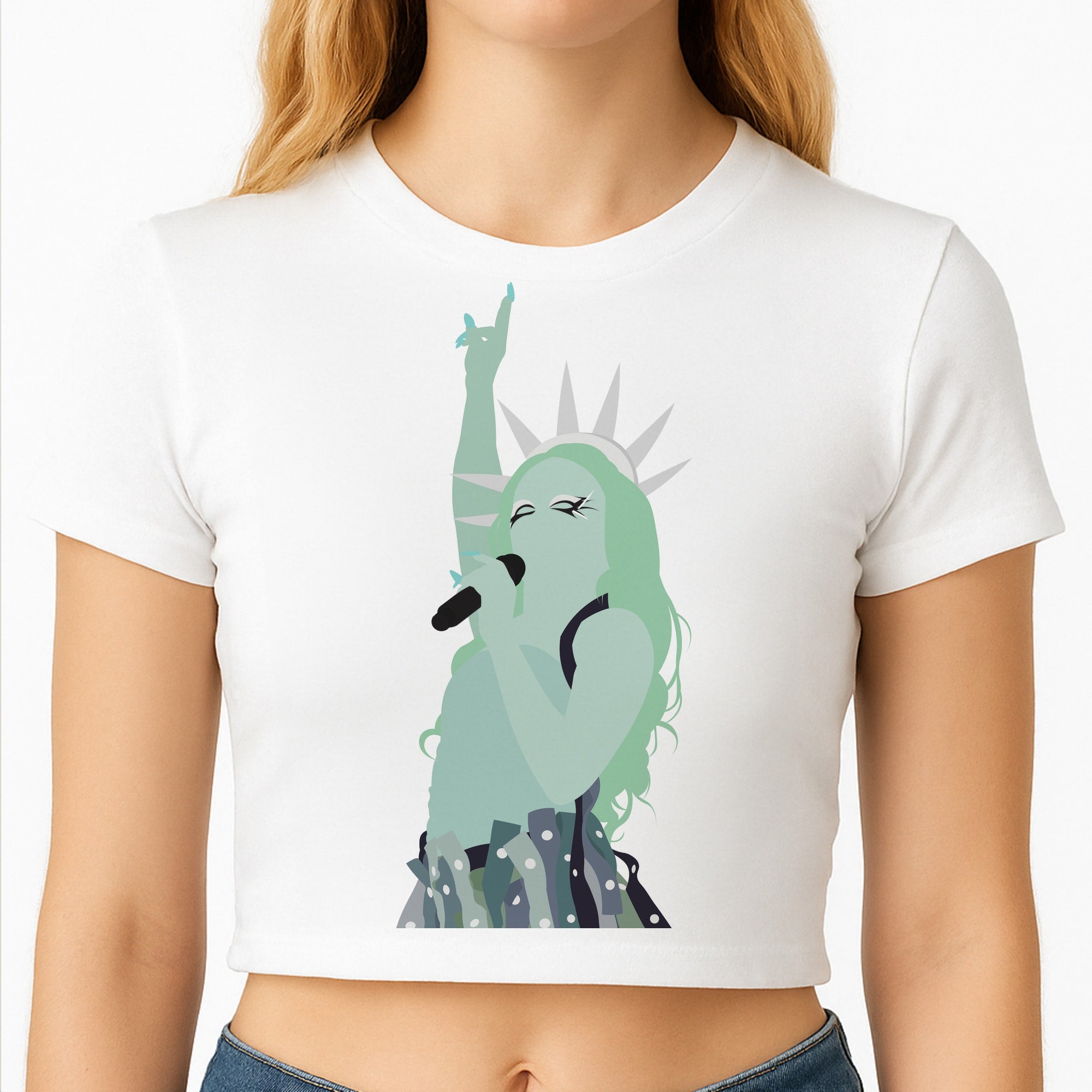 I'd Have To Stop The World Crop Top