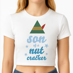 Son Of A Nut Cracker - Elf Crop Top