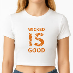 Wicked Is Good - Maze Crop Top