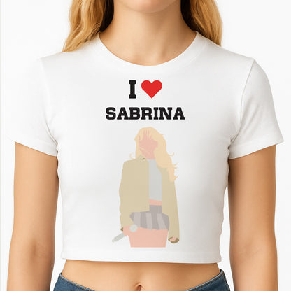 I Love Sabrina Crop Top