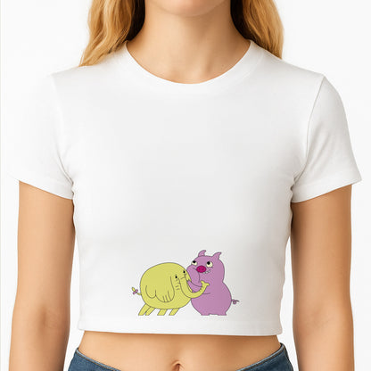 Tree Trunks Crop Top