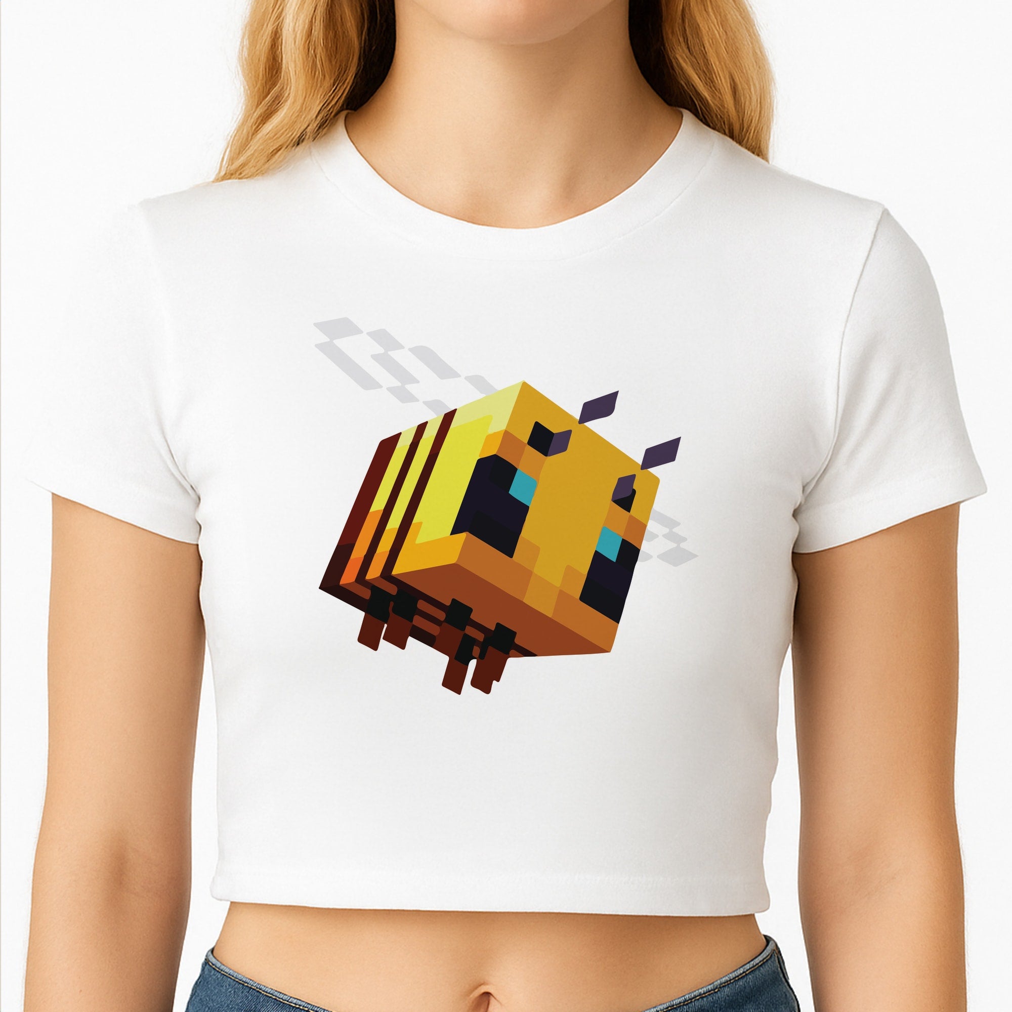 Mining Bee Crop Top