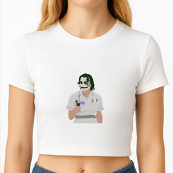 Nurse Joker Crop Top