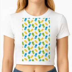 Pattern - Crocs Crop Top