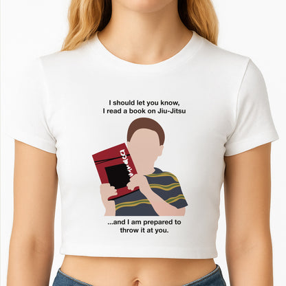 Book On Jiu-Jitsu - Sheldon Crop Top