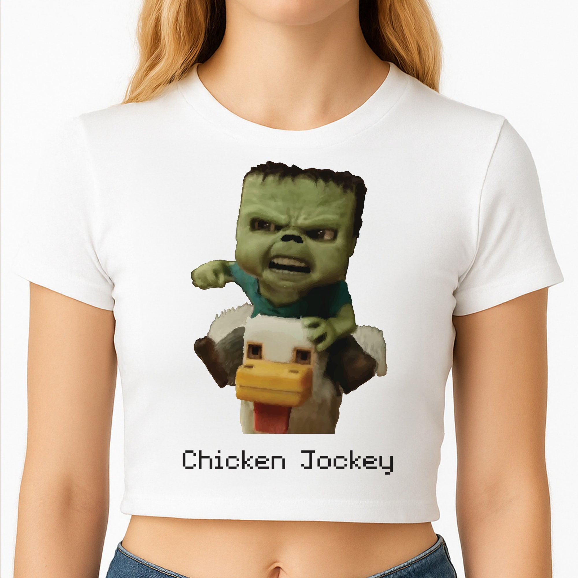 Chicken Jockey  Crop Top