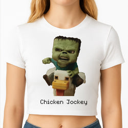 Chicken Jockey  Crop Top