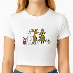 Moom Characters Crop Top