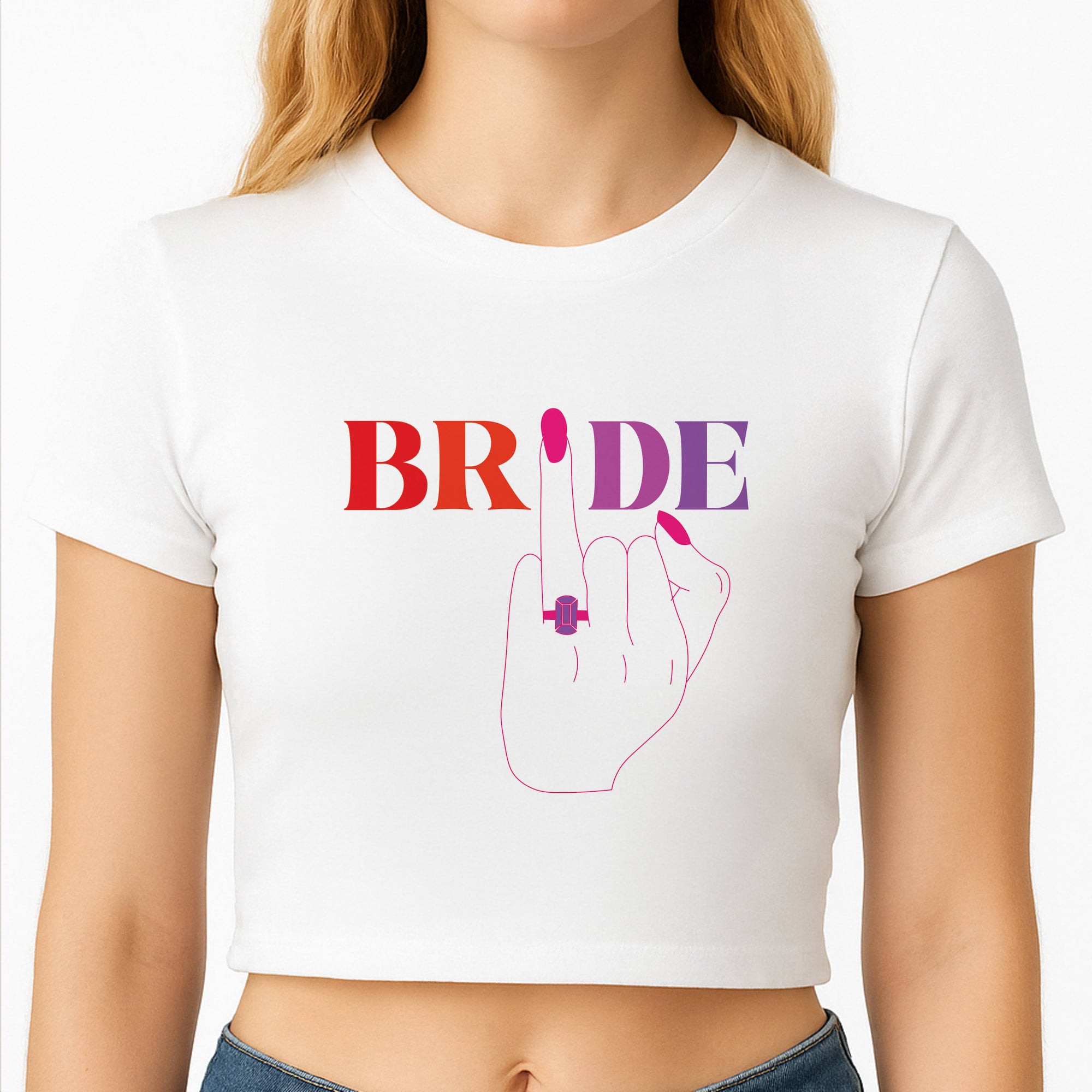 Bride - Bridal  Crop Top